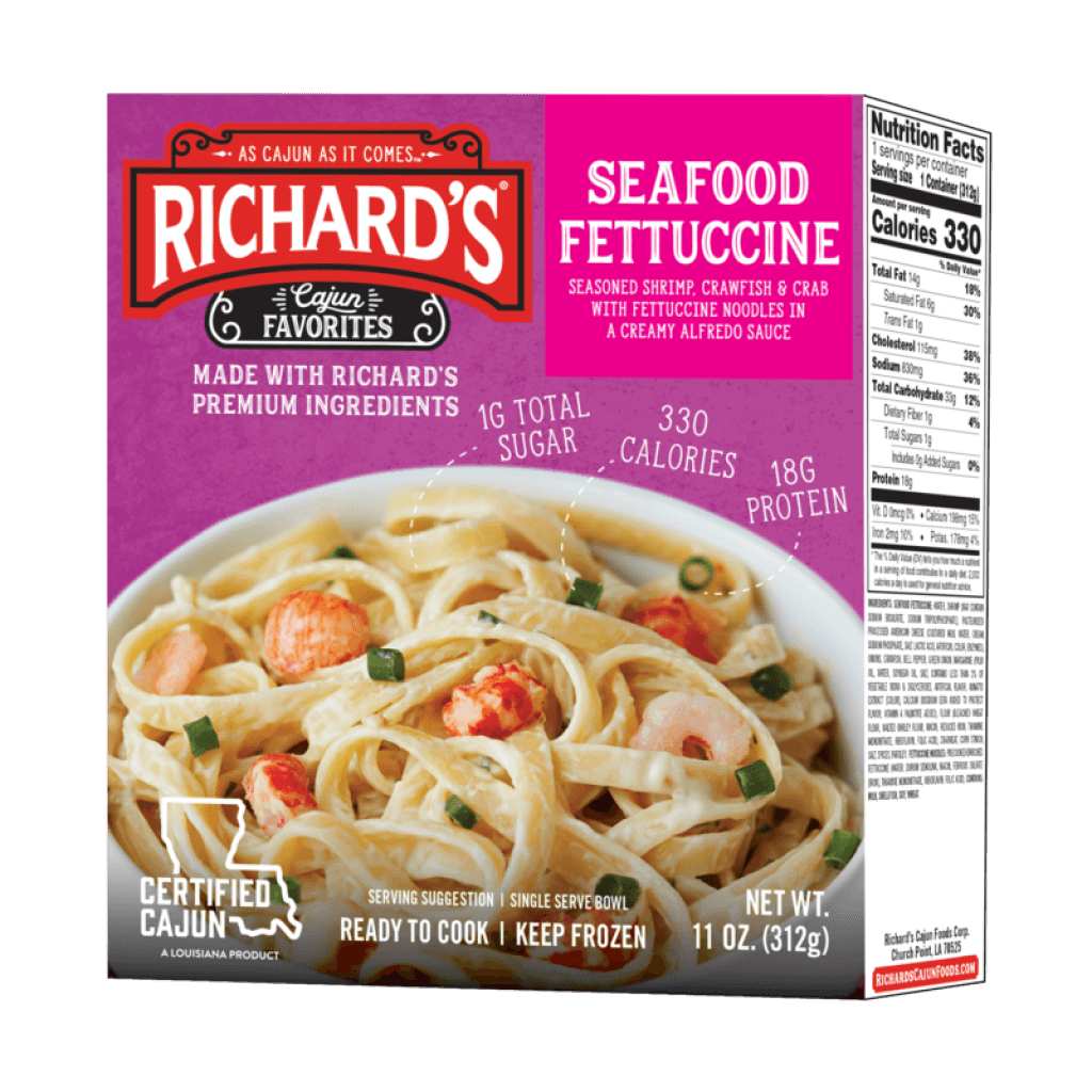 Richard's Seafood Fettuccine single serve