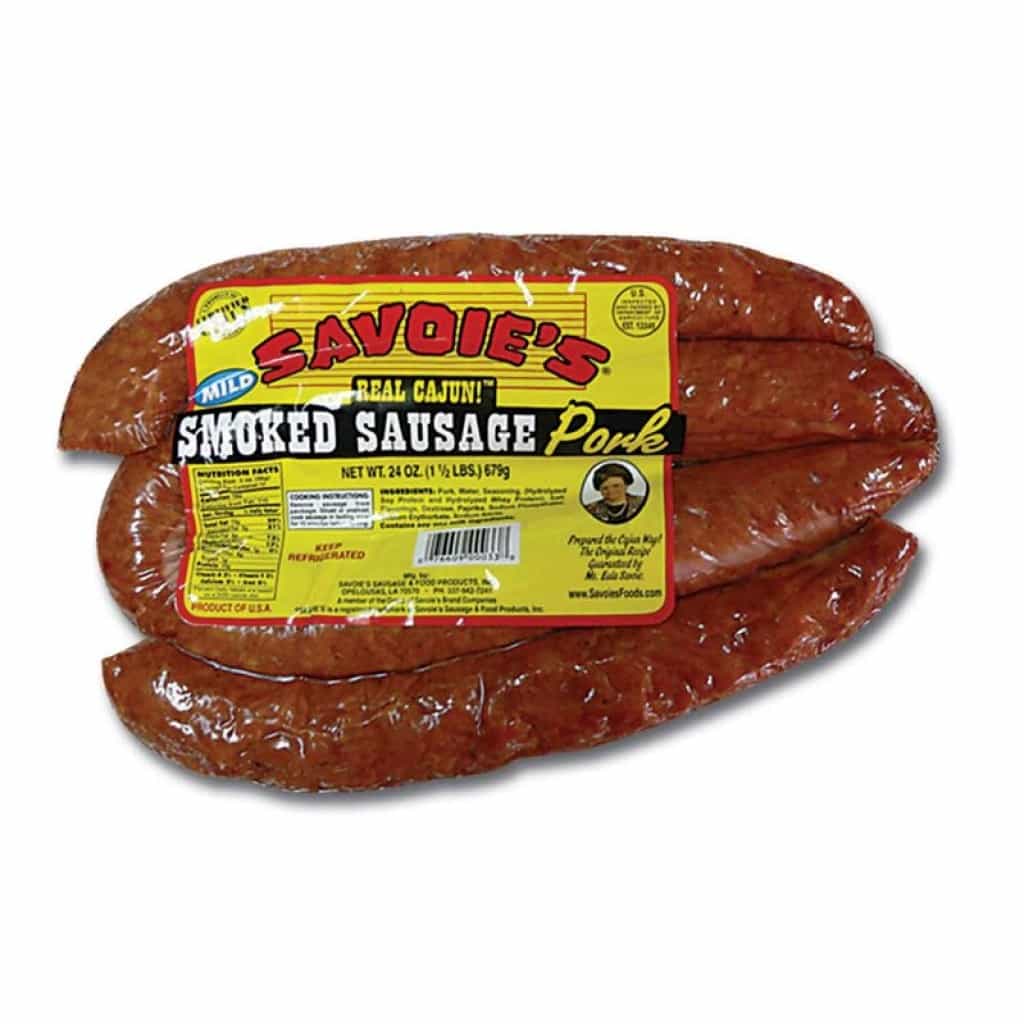 Savoie's Smoked Pork Mild Sausage