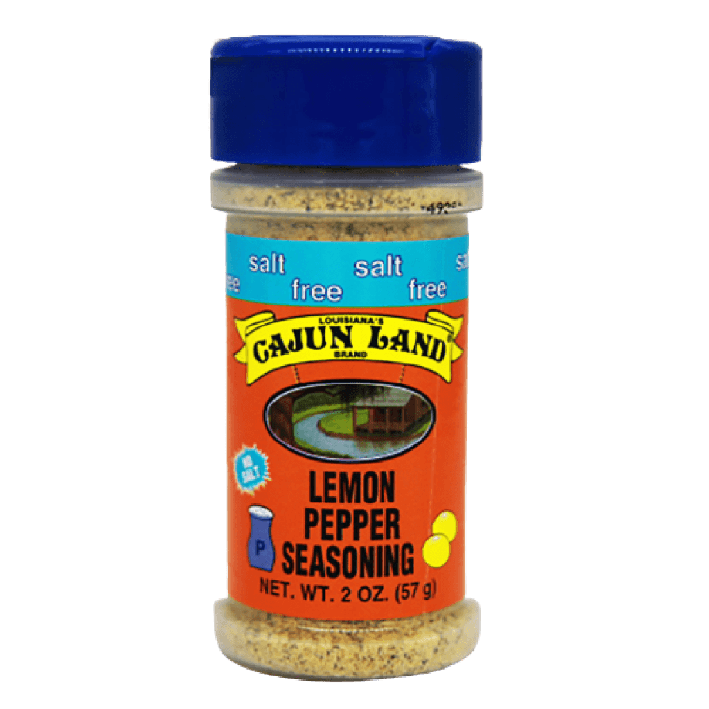 Cajun Land Salt Free Lemon Pepper Seasoning 2 oz