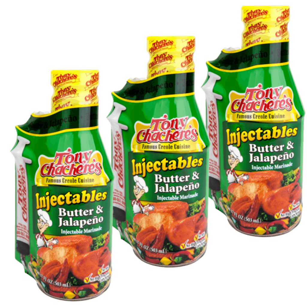 Tony Chacheres Butter Jalapeno With Injector 17 oz - Pack of 3