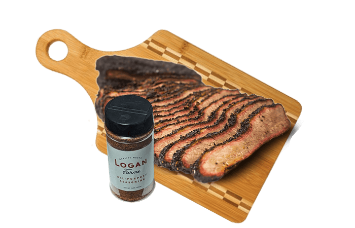 Fulshear Logan Farms Cutting Boards, Seasoning, & Brisket