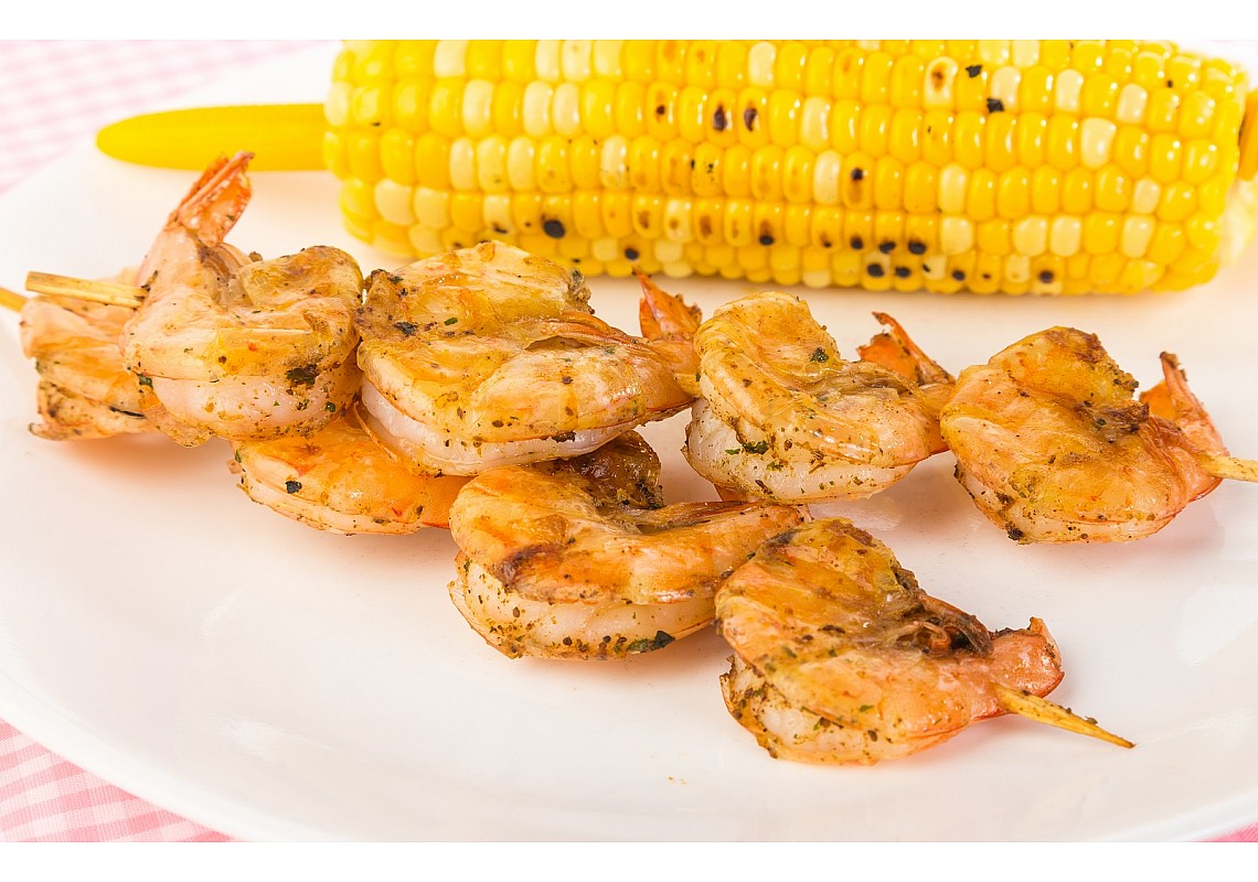 Marinated Shrimp & Corn