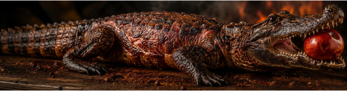 Whole Alligator for Grilling & Smoking