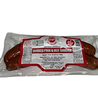 Best Stop Smoked Pork & Beef Sausage 14 oz