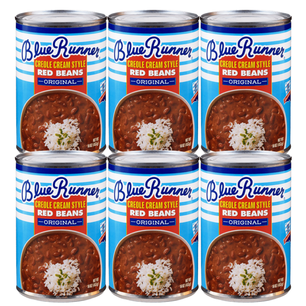 Blue Runner Creole Red Kidney Beans 16 oz - 6 Pack