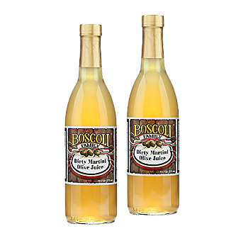 Boscoli Dirty Martini Olive Juice 12.7 ounce Pack of 2