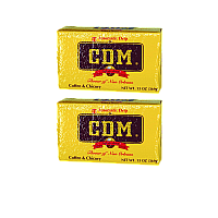 CDM Dark Roast Coffee & Chicory (Auto Drip) 13 oz Brick Pack of 2