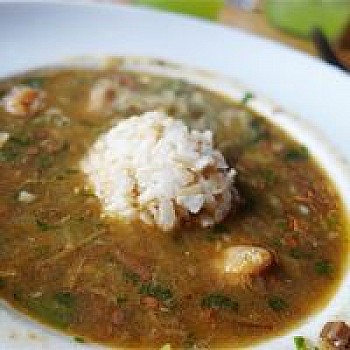 CHEF JOHN FOLSE Acadiana Seafood Gumbo w/ Okra