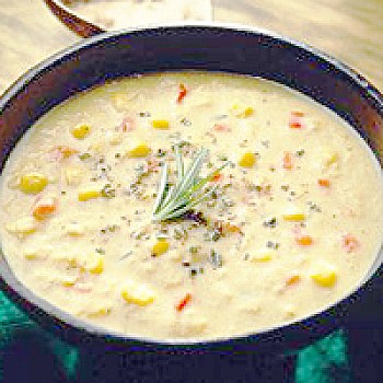 CHEF JOHN FOLSE Crawfish, Corn & Potato Soup
