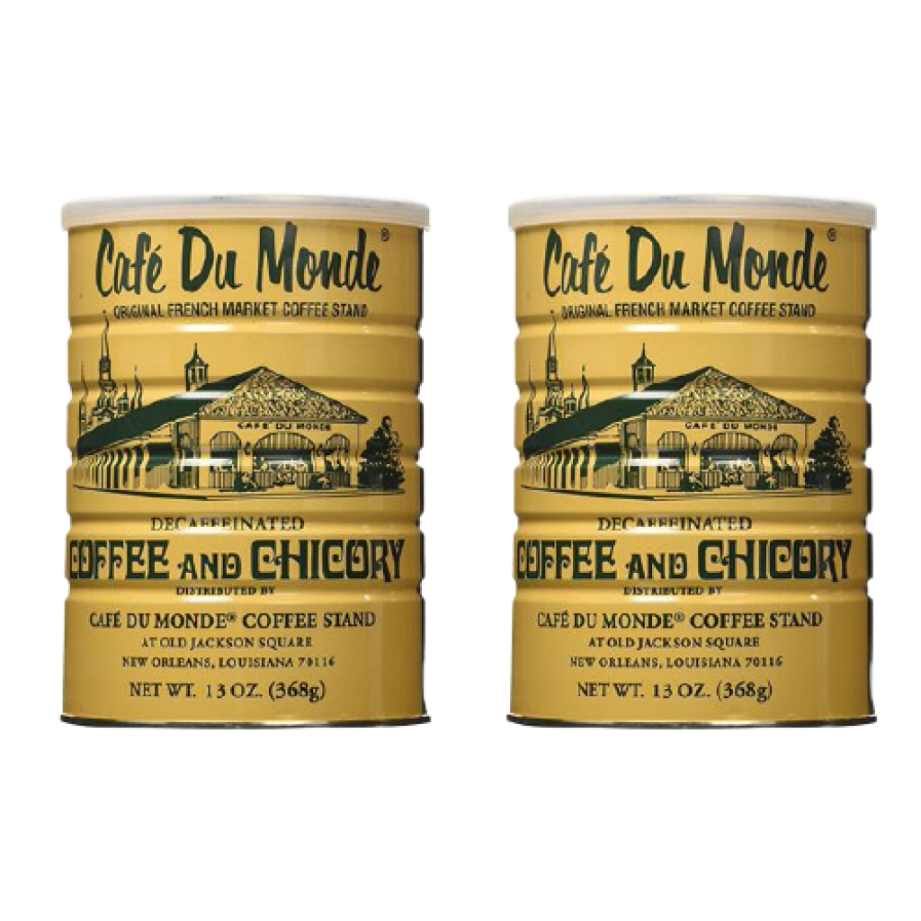 Cafe Du Monde Chicory Decaffeinated Coffee 13 oz 2 Pack