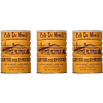 Cafe Du Monde Coffee Chicory, 15-Ounce Pack of 3