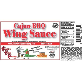 Cajun BBQ Wing Sauce 12 Oz Bottle