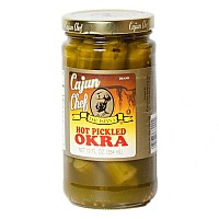 Cajun Chef Hot Pickled Okra 12 oz