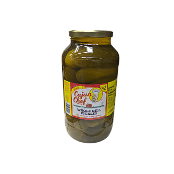 Cajun Chef Whole Hot Dill Pickles Gallon