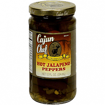 Cajun Chef Mexican Style Hot Jalapeno Peppers