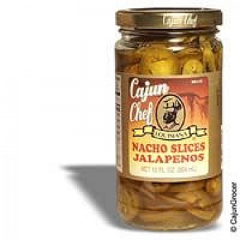 Cajun Chef Nacho Sliced Jalapeno Peppers