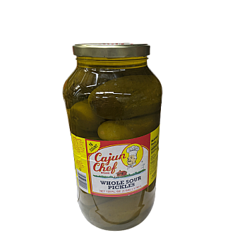 Cajun Chef Whole Sour Dill Pickles Gallon