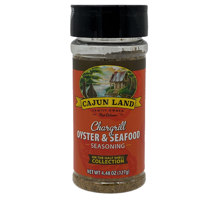 Cajun Land Chargrill Oyster Seafood Seasoning 4.48 oz 080617052005