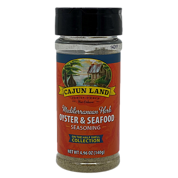 Cajun Land Mediterranean Oyster & Seafood Seasoning 4.96 oz