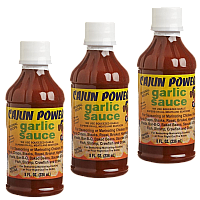 Cajun Power Garlic Sauce 8 oz Pack of 3