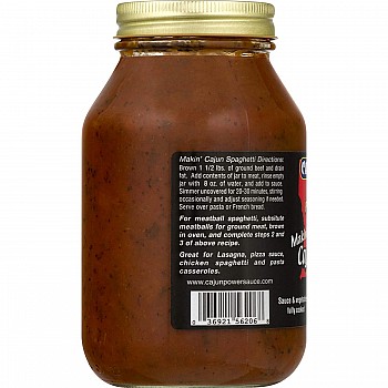 Cajun Power Cajun Spaghetti Sauce 32 oz