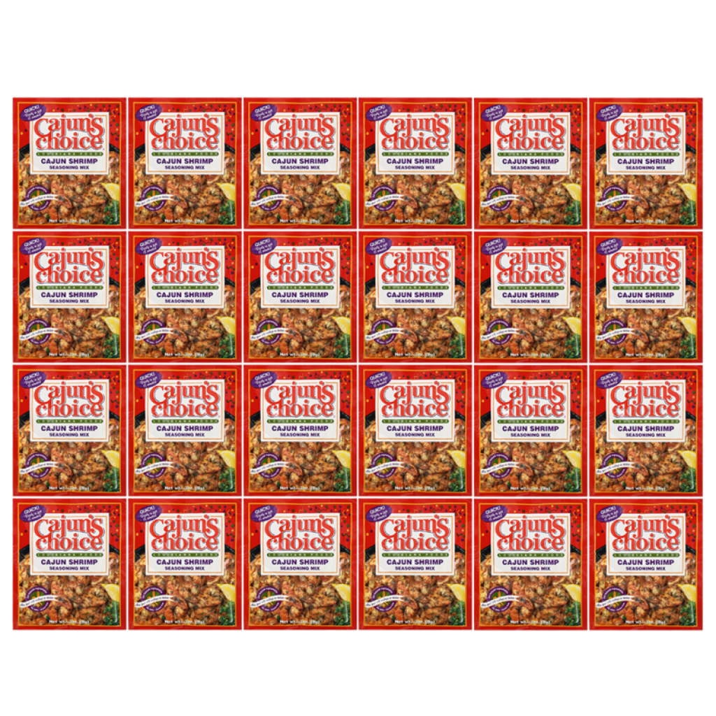 Cajun's Choice Cajun Shrimp Seasoning Mix 3 oz Pack of 24