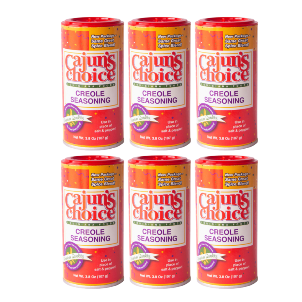 Cajun's Choice Creole Seasoning 3.8 Oz - Pack of 6