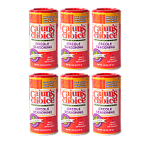 Cajun's Choice Creole Seasoning 3.8 Oz - Pack of 6