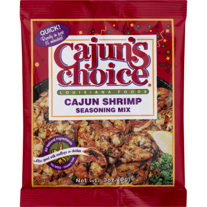 Cajun's Choice Cajun Shrimp Seasoning Mix .3oz