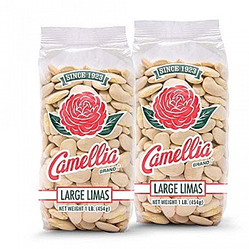 Camellia Brand Dry Large Lima Beans 1lb (2pk)