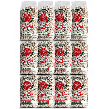 Camellia Great Northern Beans 1lb 12 Pack