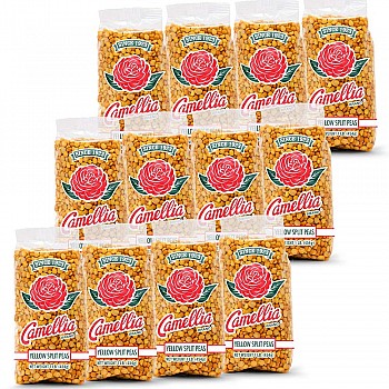 Camellia Brand Dry Yellow Split Peas 1lb - 12 Pack