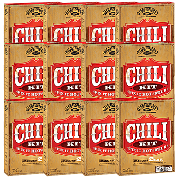 Carroll Shelby's Original Texas Chili 3.65 oz Pack of 12