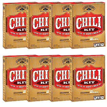 Carroll Shelby's Original Texas Chili 3.65 oz Pack of 8