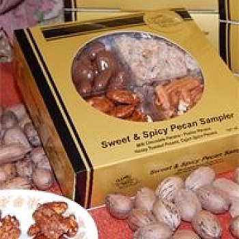 Classic Golden Pecans Sweet & Spicy Pecan Sampler