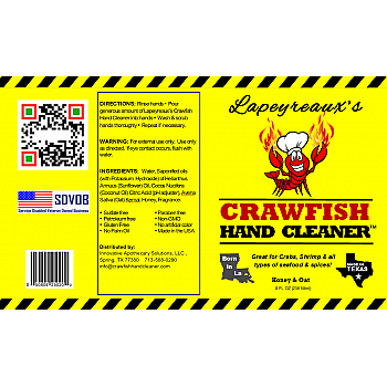 Lapeyreaux's Crawfish Hand Cleaner 8 oz