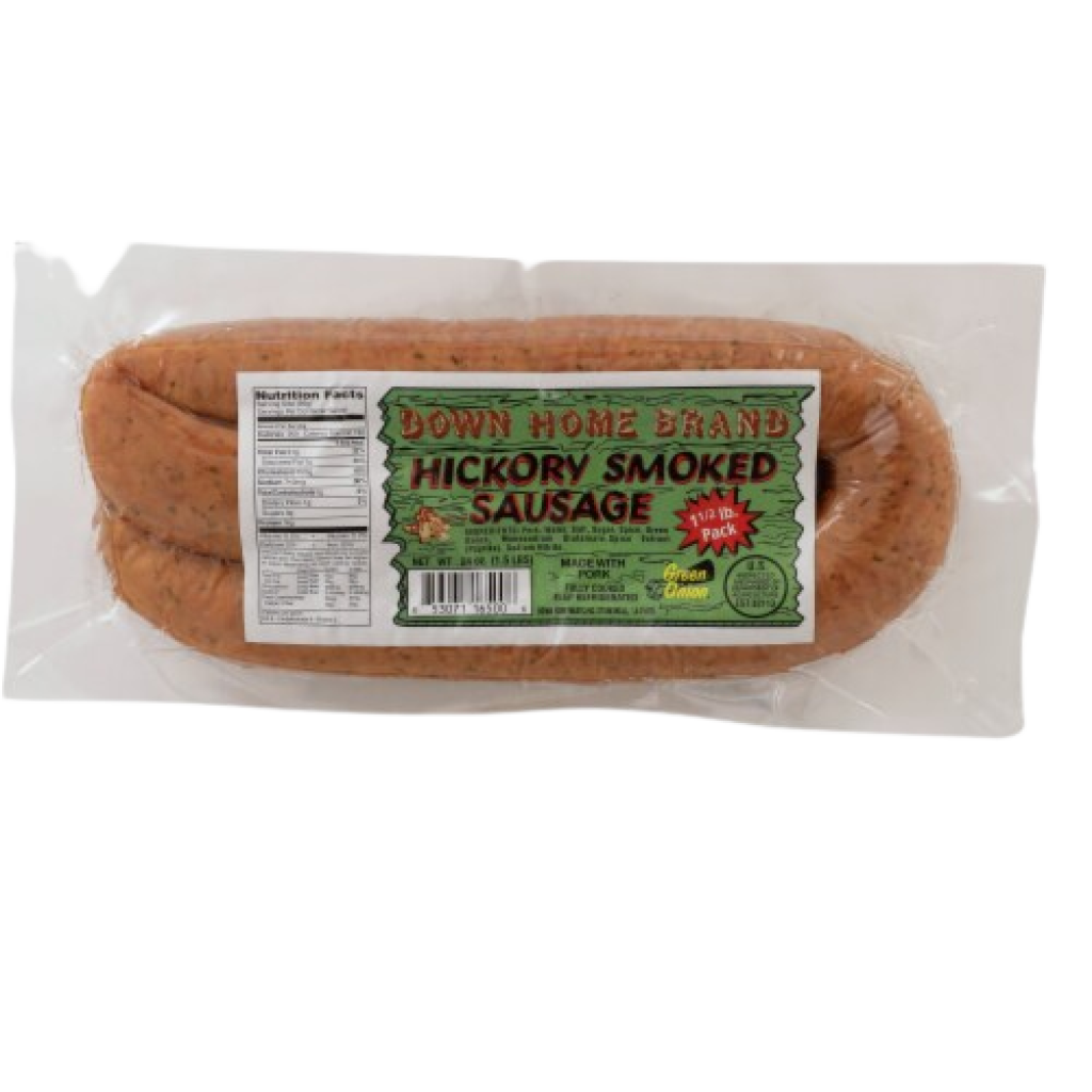 Down Home 1.5# Smoked Green Onion Sausage
