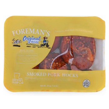 Foreman's Smoked Pork Hocks 24 oz Foreman's Smoked Pork Hocks 24 oz