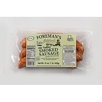 Foremans Smoked Pork Sausage