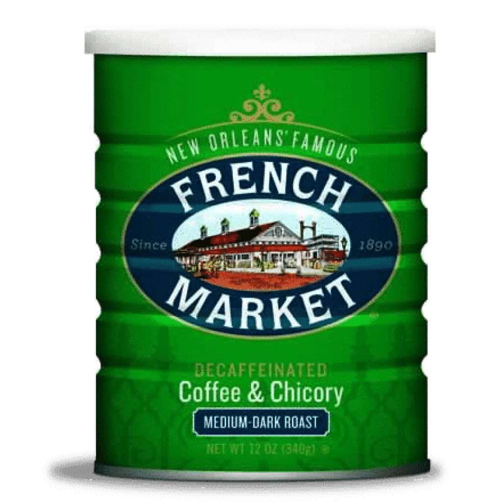 French Market Coffee Decaf Medium-Dark Roast & Chicory