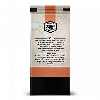 French Market Coffee Flavored Hazelnut 12 oz