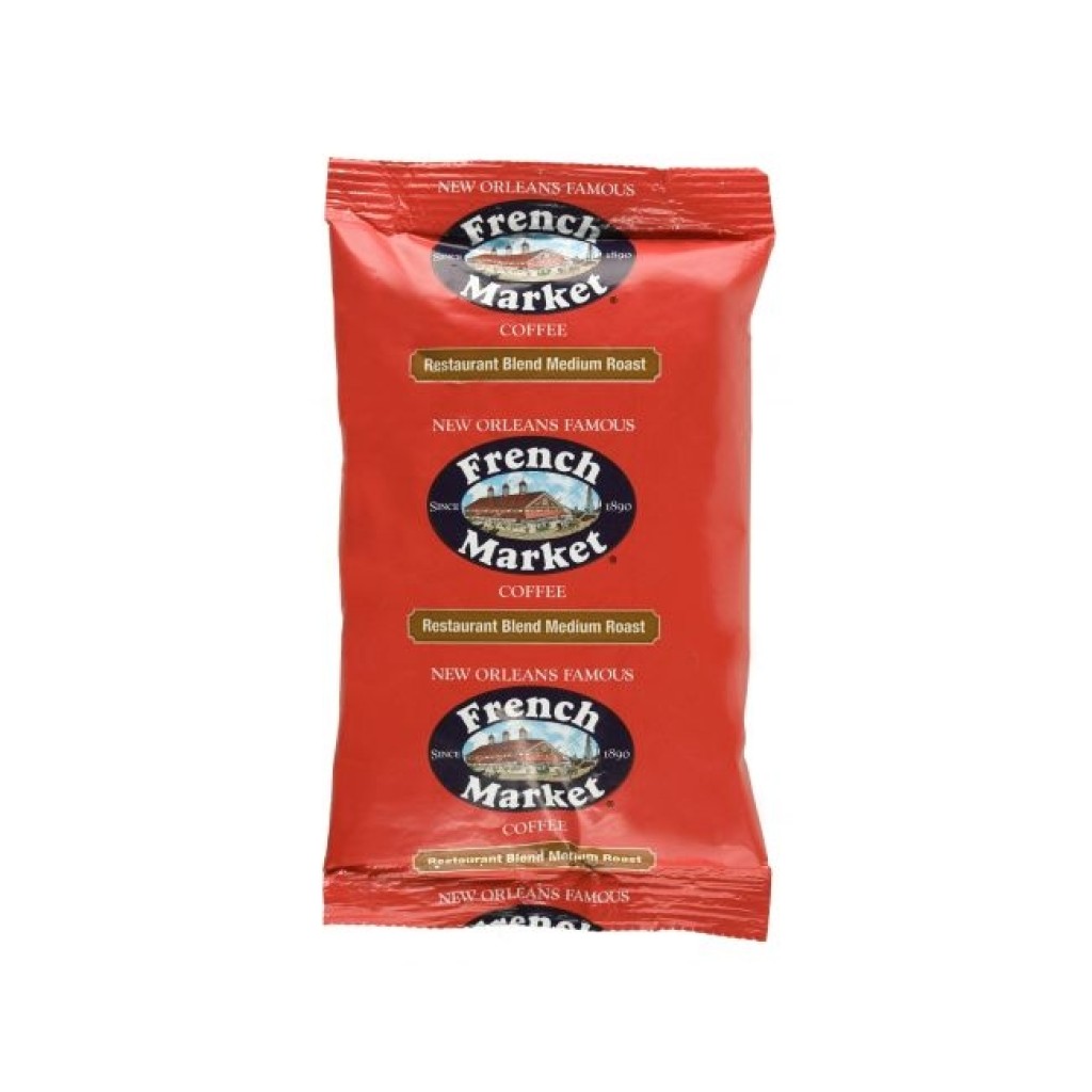 French Market Medium Roast Pure Blend Coffee 2 Ounce 40 per case