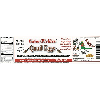 Premium Pickled Quail Eggs - A Delightful Cajun Treat | Creative Cajun