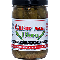 Gator Pickles Okra 14.5 oz. Jar