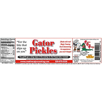 Gator Pickles 14.5 oz. Jar