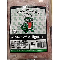 Alligator Tenderized Fillets 16 oz