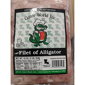 Alligator Tenderized Fillets