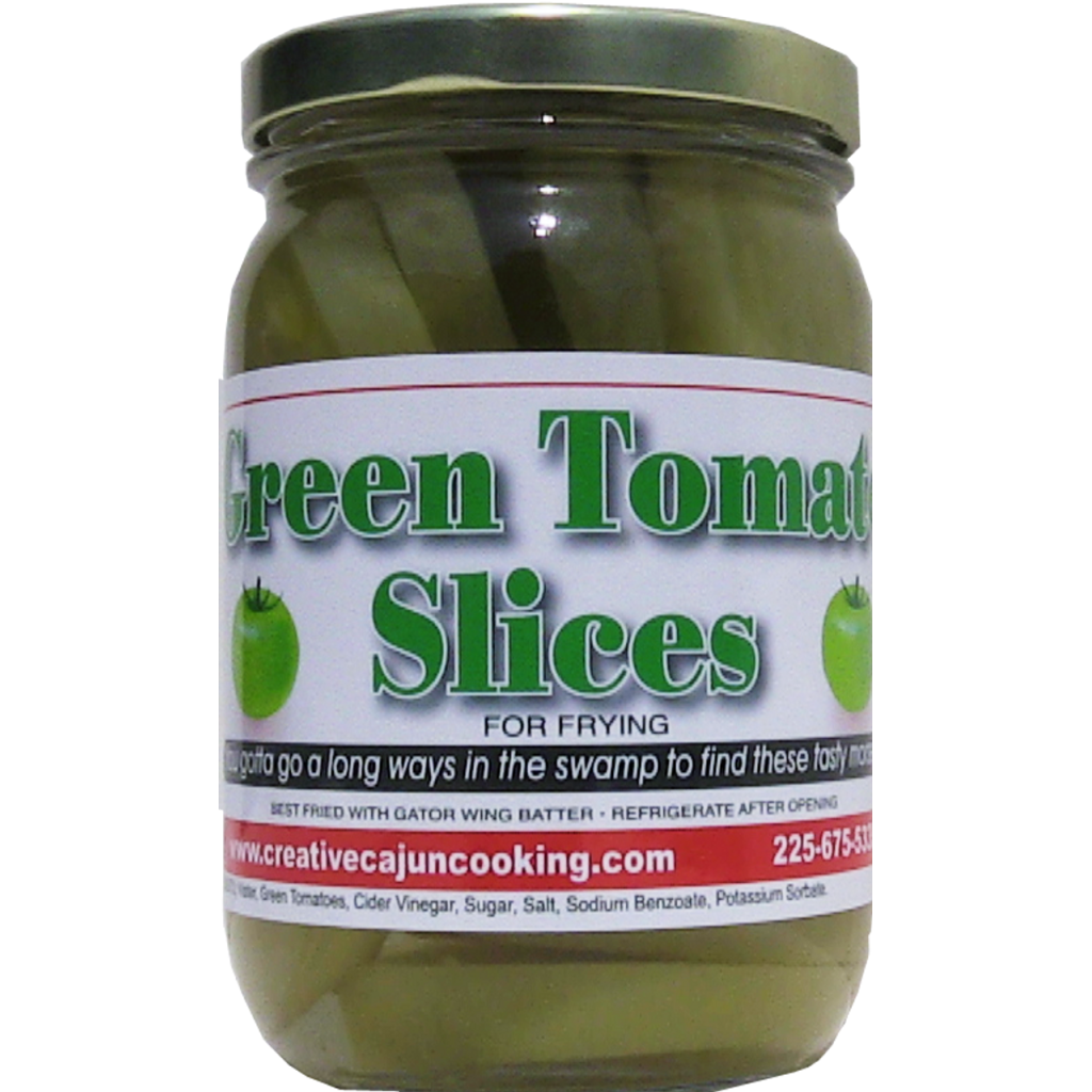 Creative Cajun Cooking Green Tomato Slices