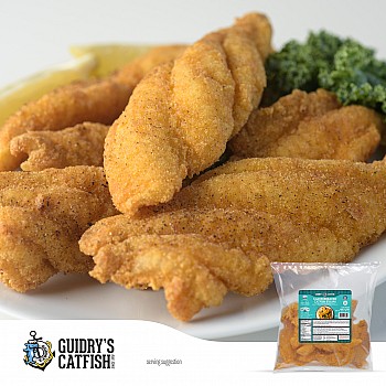 Guidrys Breaded Catfish Strips (IQF)