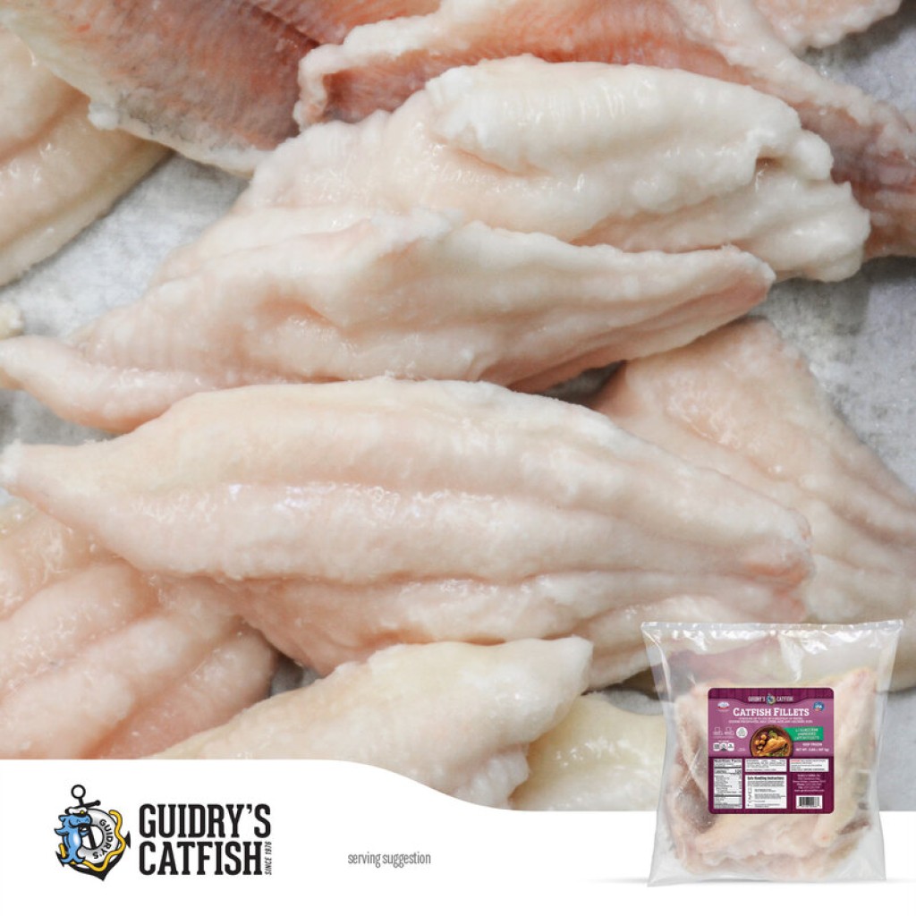 Guidry's Catfish Fillets 3-7 oz. (IQF)